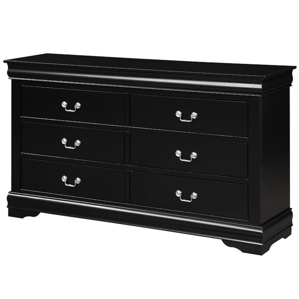 ACME Louis Philippe Black Dresser Model 23735