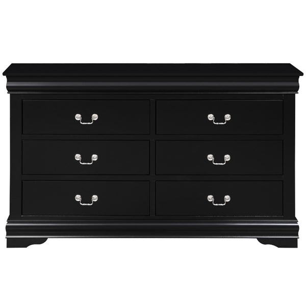 ACME Louis Philippe Black Dresser Model 23735