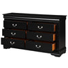 ACME Louis Philippe Black Dresser Model 23735