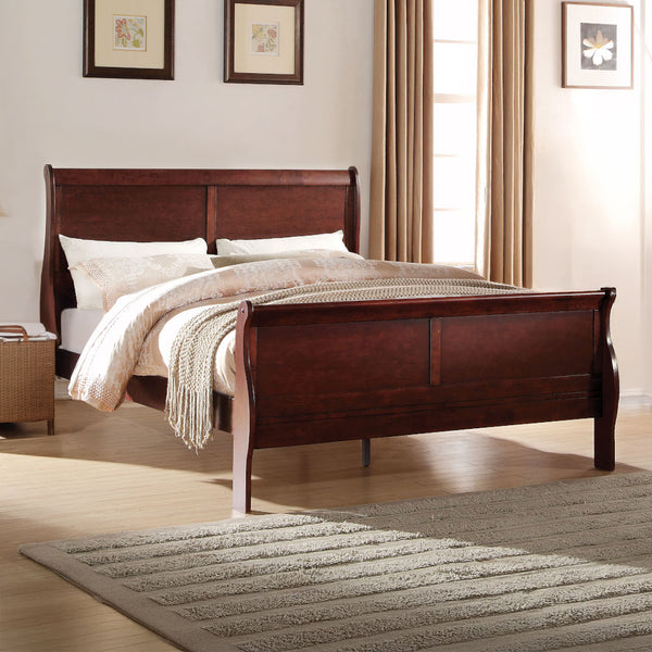 ACME Louis Philippe Cherry Twin Bed Model 23760T
