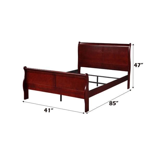 ACME Louis Philippe Cherry Twin Bed Model 23760T