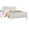 ACME Louis Philippe White Eastern King Bed Model 23827EK
