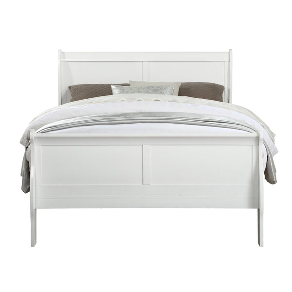 ACME Louis Philippe White Twin Bed Model 23845T