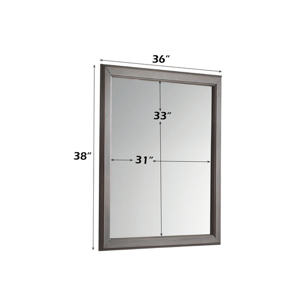 ACME Louis Philippe Antique Gray Mirror Model 23864