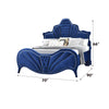 ACME Dante Blue Velvet Queen Bed Model 24220Q