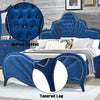 ACME Dante Blue Velvet Queen Bed Model 24220Q