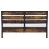 ACME Juvanth Rustic Oak & Black Eastern King Bed Model 24247EK