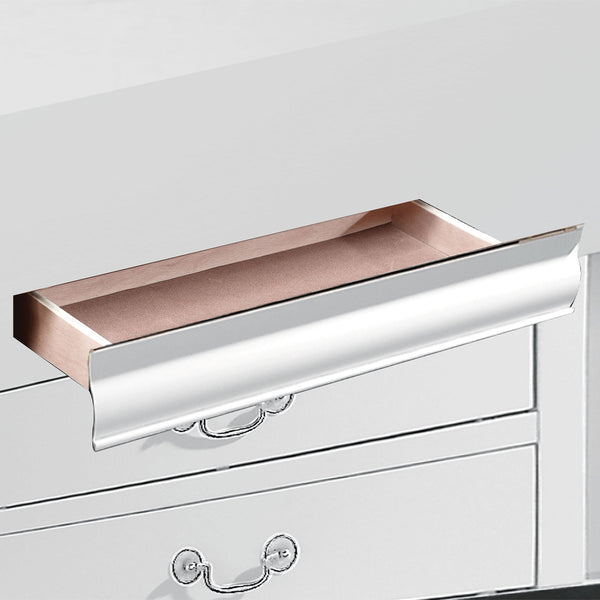 ACME Louis Philippe III White Queen Bed with Storage Model 24490Q