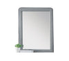ACME Valda Light Gray Fabric Mirror Model 24524