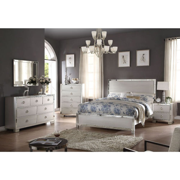ACME Voeville II Platinum Eastern King Bed Model 24837EK