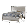 ACME Voeville II Platinum Eastern King Bed Model 24837EK