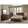 ACME Elettra Rustic Walnut Queen Bed Model 24850Q