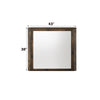 ACME Elettra Rustic Walnut Mirror Model 24854