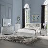 ACME Louis Philippe III Platinum Queen Bed with Storage Model 24920Q