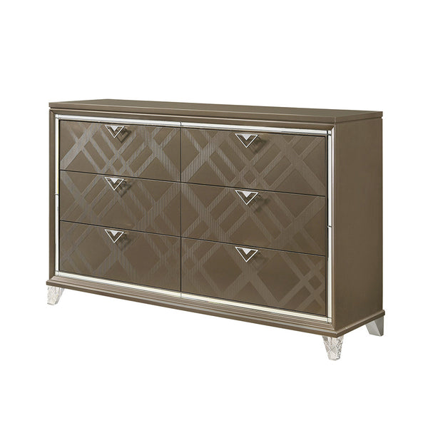 ACME Skylar Dark Champagne Dresser Model 25325