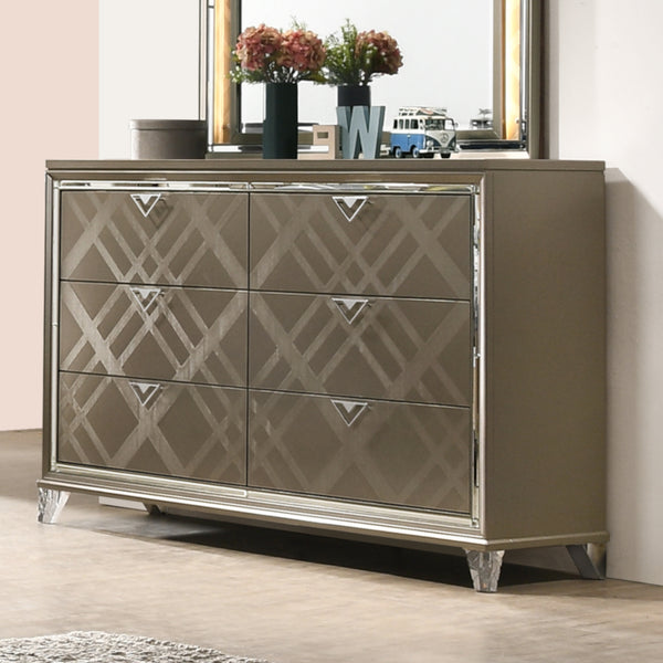 ACME Skylar Dark Champagne Dresser Model 25325