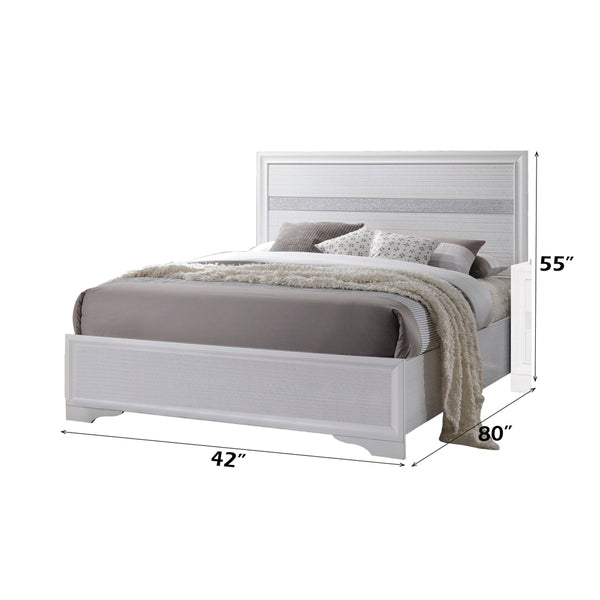 ACME Naima White Full Bed Model 25765F