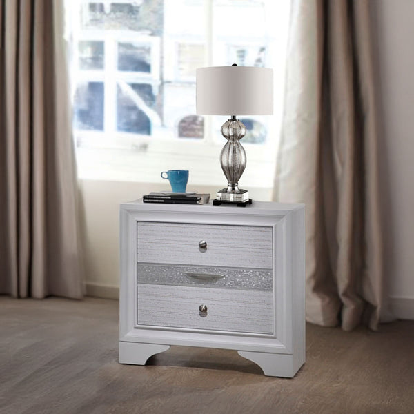 ACME Naima White Nightstand Model 25773