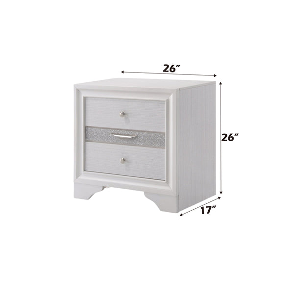 ACME Naima White Nightstand Model 25773