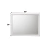 ACME Naima White Mirror Model 25774