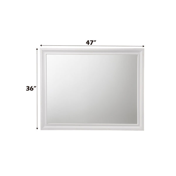 ACME Naima White Mirror Model 25774