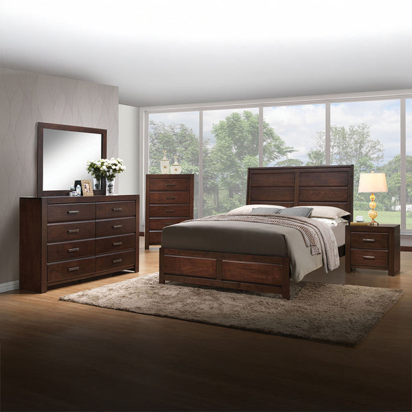 ACME Oberreit Walnut Queen Bed Model 25790Q