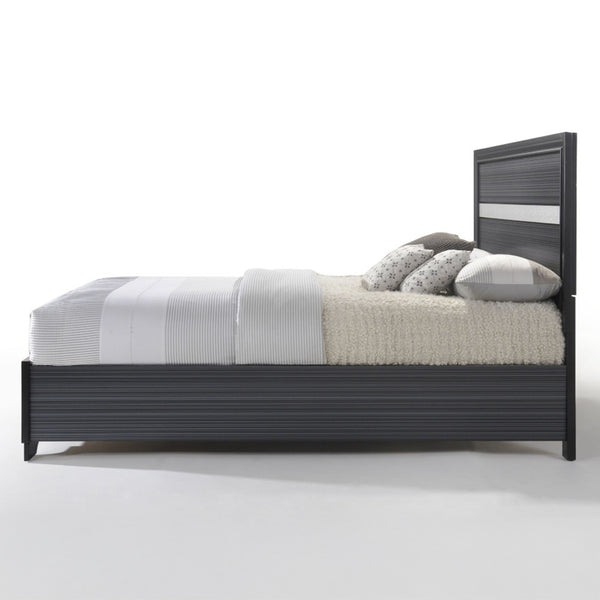 ACME Naima Black Queen Bed with Storage Model 25900Q