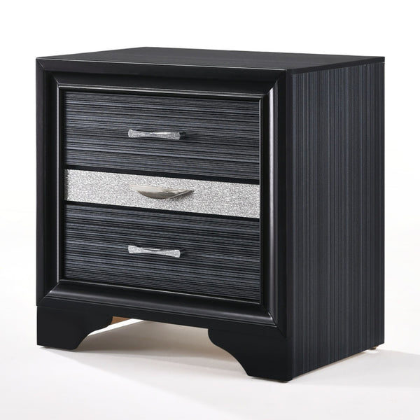 ACME Naima Black Nightstand Model 25903