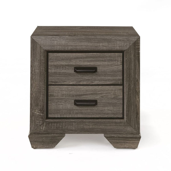 ACME Lyndon Weathered Gray Grain Nightstand Model 26023