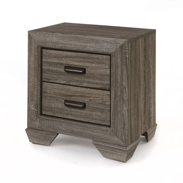 ACME Lyndon Weathered Gray Grain Nightstand Model 26023