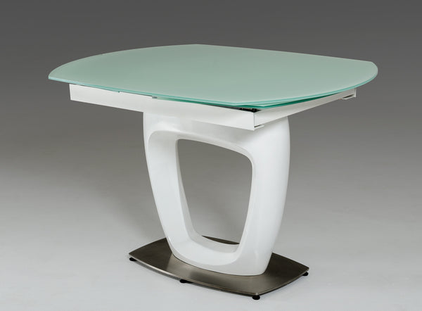 2609Xt 23 Modern White Extendable Dining Table Model VGGU2609XT-23-WHT