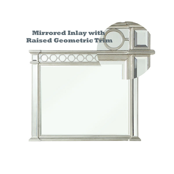 ACME Varian Mirrored & Sliver Mirror Model 26154