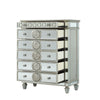 ACME Varian Mirrored & Sliver Chest Model 26156