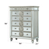 ACME Varian Mirrored & Sliver Chest Model 26156