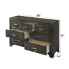 ACME Carine II Gray Dresser Model 26265