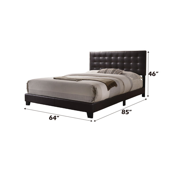 ACME Masate Espresso Synthetic Leather Queen Bed Model 26350Q