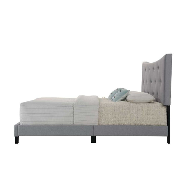 ACME Venacha Gray Fabric Queen Bed Model 26360Q