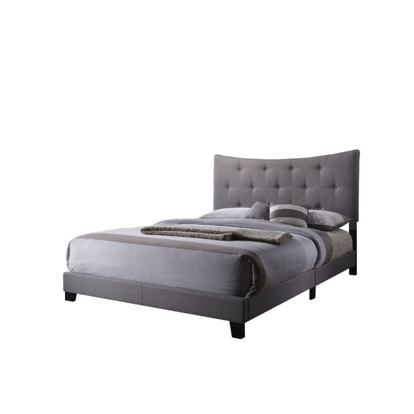 ACME Venacha Gray Fabric Queen Bed Model 26360Q