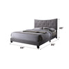 ACME Venacha Gray Fabric Queen Bed Model 26360Q