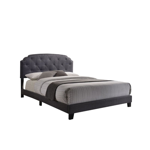ACME Tradilla Gray Fabric Queen Bed Model 26370Q