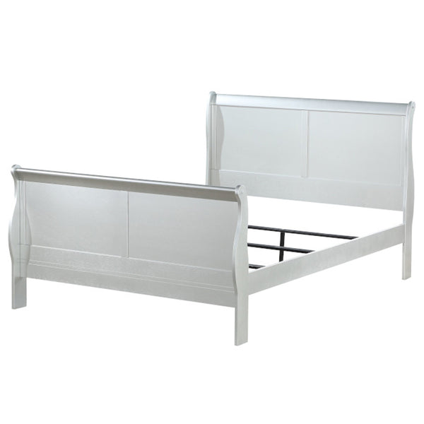 ACME Louis Philippe III Platinum Eastern King Bed Model 26697EK