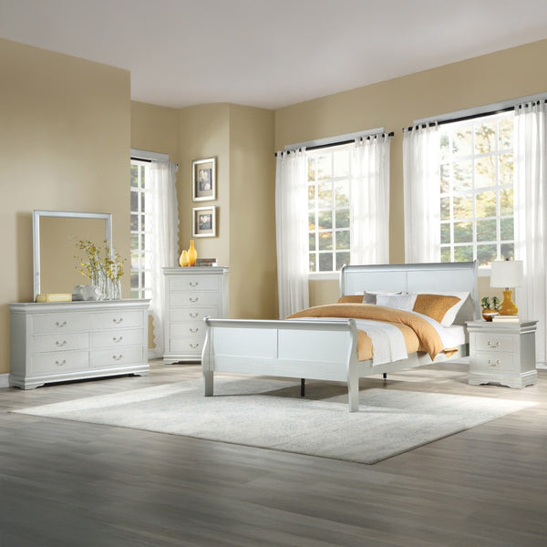 ACME Louis Philippe Platinum Queen Bed Model 26730Q