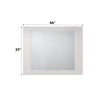 ACME Naima II White High Gloss Mirror Model 26774