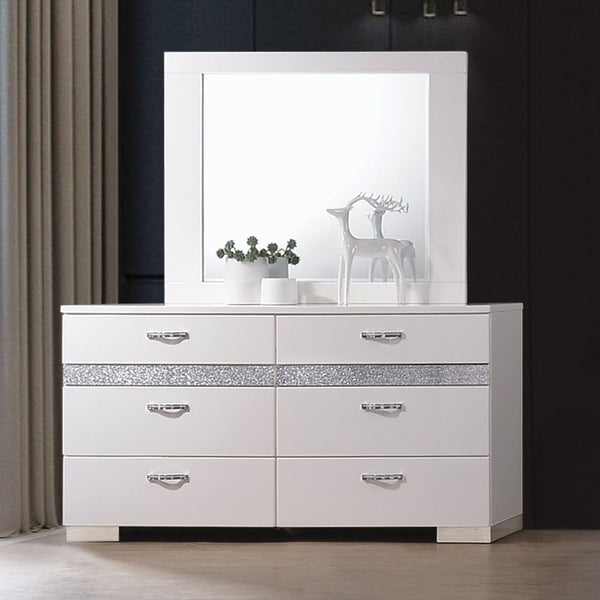 ACME Naima II White High Gloss Dresser Model 26775