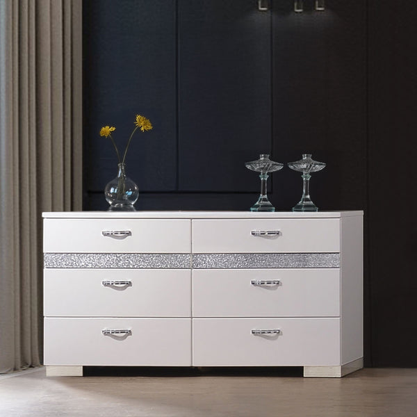 ACME Naima II White High Gloss Dresser Model 26775