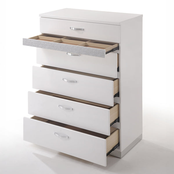 ACME Naima II White High Gloss Chest Model 26776