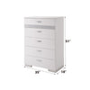 ACME Naima II White High Gloss Chest Model 26776