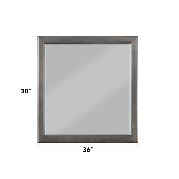 ACME Louis Philippe Dark Gray Mirror Model 26794