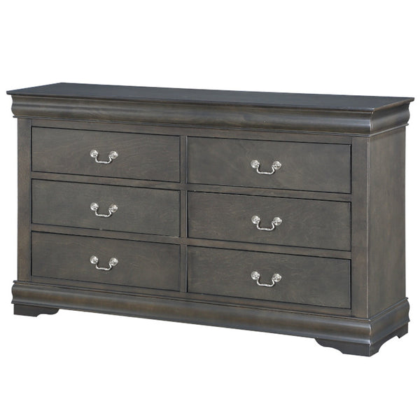 ACME Louis Philippe Dark Gray Dresser Model 26795