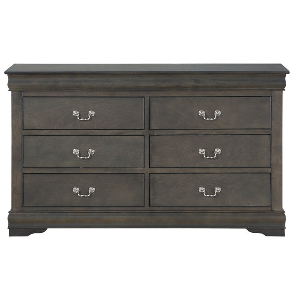 ACME Louis Philippe Dark Gray Dresser Model 26795